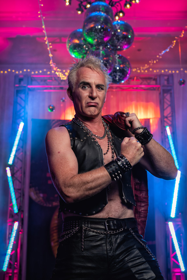 Jonathon, as Billy Idol, Johannesburg, 2023
