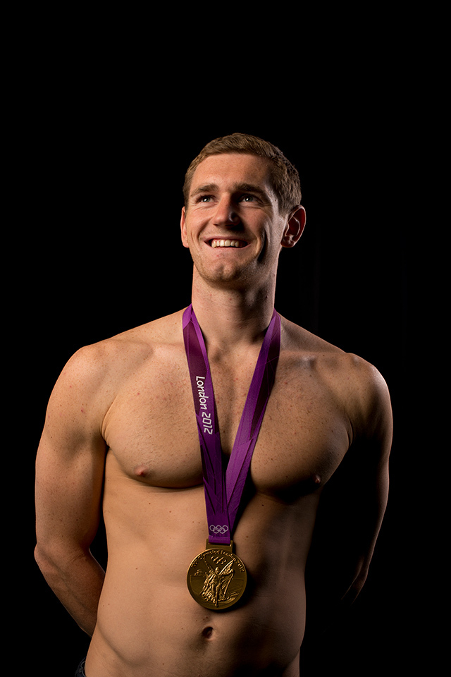 Swimmer Cameron van der Burgh, Johannesburg, 2012