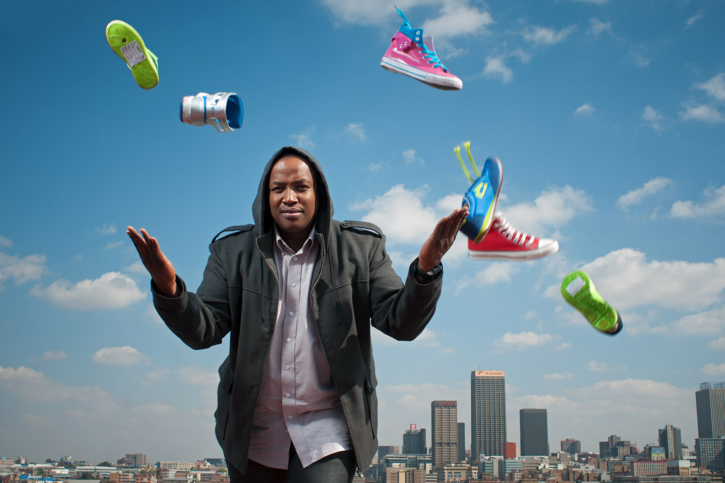 Footwear entrepreneur Wandi Nzimande, Johannesburg, 2012